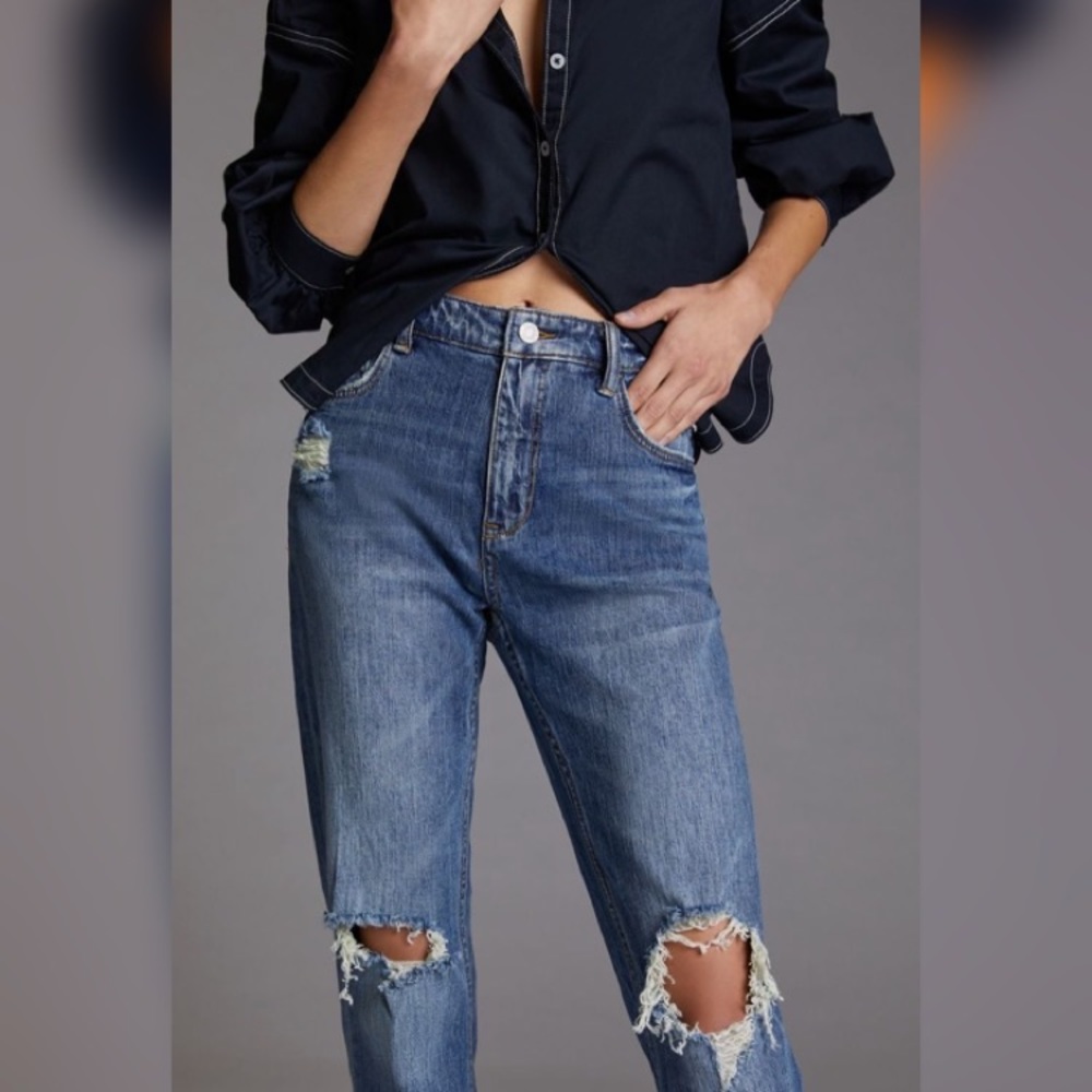 NWT Anthropologie Pilcro Heritage Boyfriend Jeans 0764